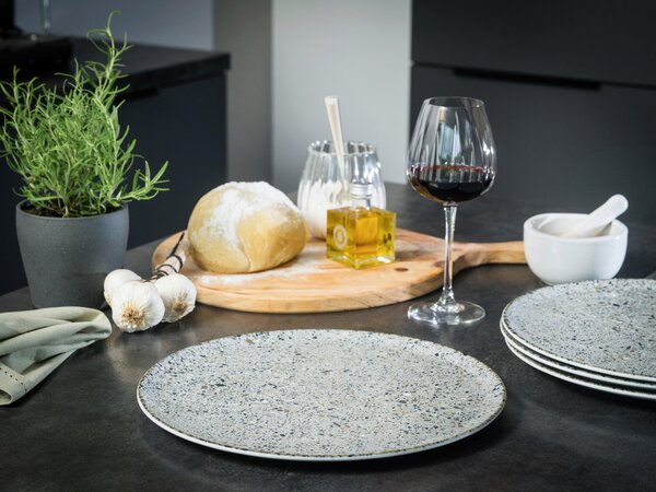 SADA TANIEROV NA PIZZU, keramika, 33 cm Creatable - Online Only bytové doplnky, Online Only