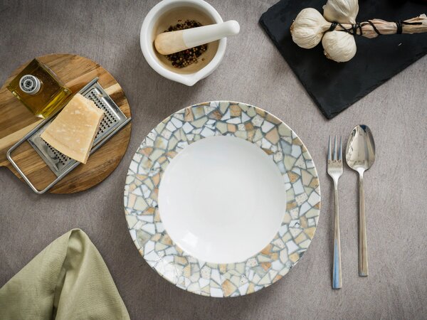 SADA TANIEROV NA CESTOVINY, keramika, 27 cm Creatable - Online Only bytové doplnky, Online Only