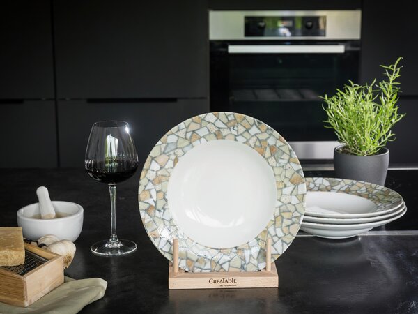 SADA TANIEROV NA CESTOVINY, keramika, 27 cm Creatable - Online Only bytové doplnky, Online Only