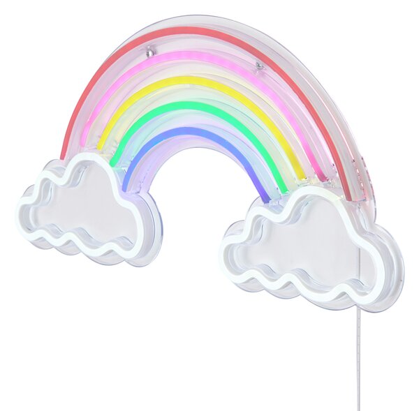 Neónová nástenná lampa viacfarebná vrátane LED - Rainbow