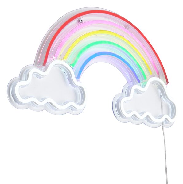 Neónová nástenná lampa viacfarebná vrátane LED - Rainbow