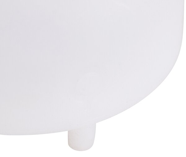 Stolná lampa biela IP44 vrátane Bluetooth reproduktora - Storm Music