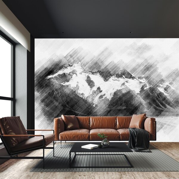 Fototapeta - Kresba hôr (147x102 cm)