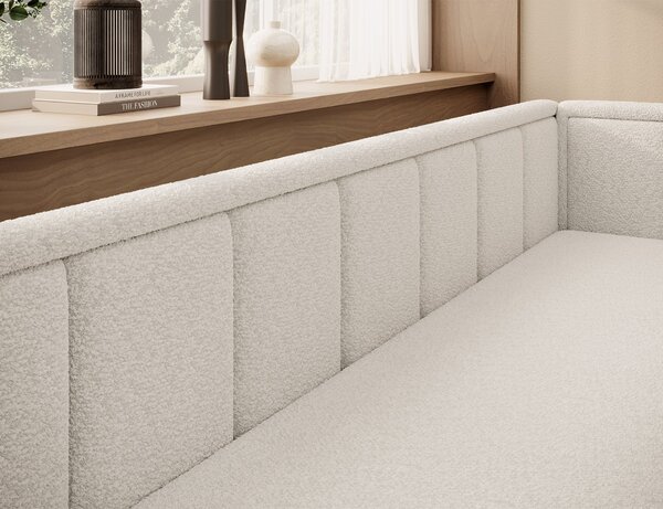 Rozkladacia váľanda s úložným priestorom 75x200 SLORA - biela, pravé prevedenie