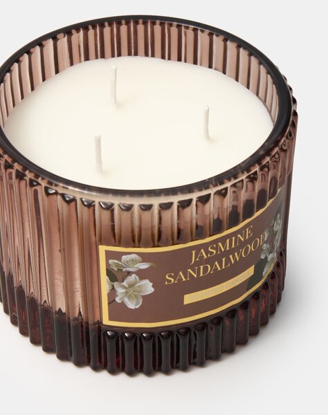 Sinsay - Vonná sviečka Jasmine Sandalwood - hnedá