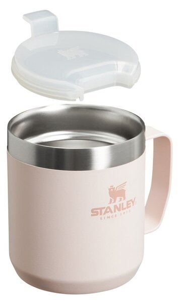 Svetloružový termo hrnček z nehrdzavejúcej ocele 350 ml Stay-Hot Camp Mug Rose Quartz – Stanley