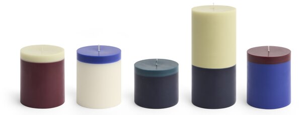 Sviečka Silo Ivory / Royal Blue 11 cm