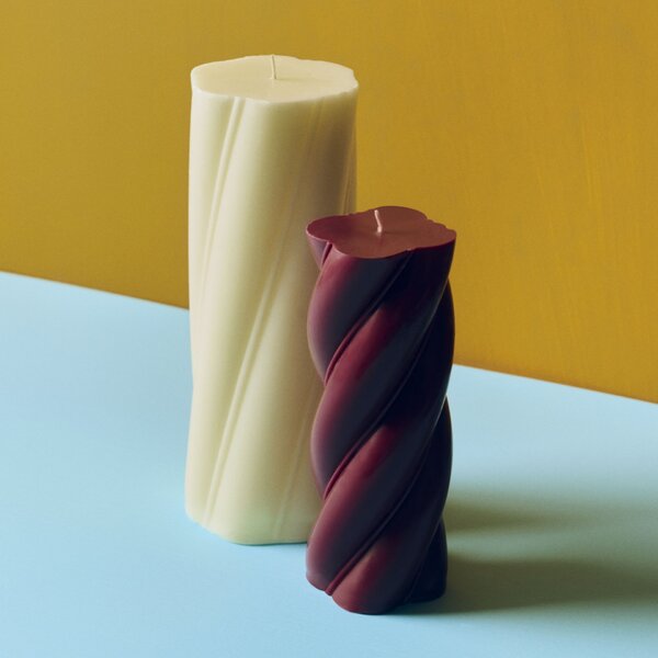 Svíčka Soft Serve Bordeaux 19,5 cm