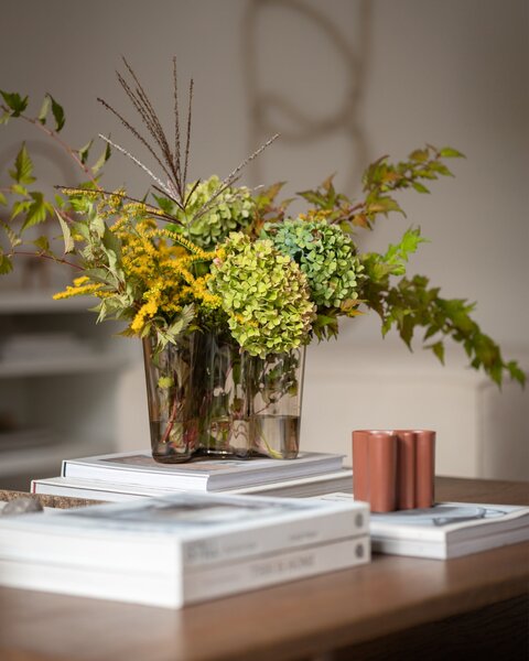 Sklenená váza Aalto 16 cm – Linen