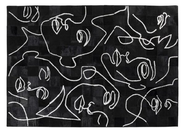 Art Faces koberec čierny 170x240 cm