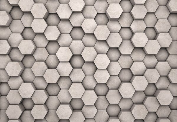 Fototapeta - Hexagóny (147x102 cm)