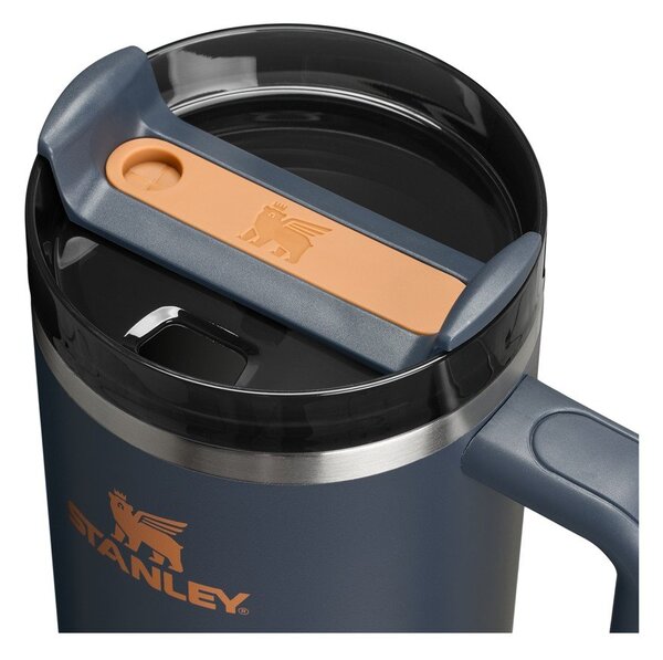 Tmavomodrá termoska so slamkou z nehrdzavejúcej ocele 1,18 l Quencher H2.0 FlowState Tumbler Twilight – Stanley