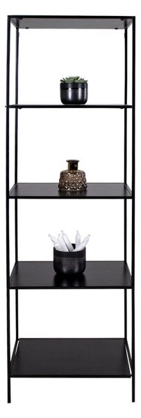 Čierna knižnica House Nordic Vita Shelf, 51 x 170 m