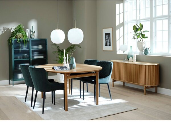 Rozkladací jedálenský stôl v dekore duba 100x190 cm Carno – Unique Furniture