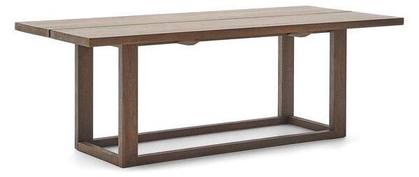 Jedálenský stôl z tíkového dreva v prírodnej farbe 100x220 cm Sashi – Kave Home