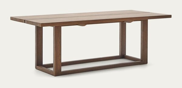 Jedálenský stôl z tíkového dreva v prírodnej farbe 100x220 cm Sashi – Kave Home