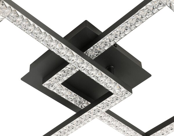 STROPNÉ LED SVIETIDLO, 57,5/35,8/8 cm Novel - Interiérové svietidlá