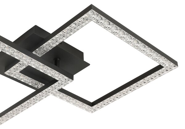 STROPNÉ LED SVIETIDLO, 57,5/35,8/8 cm Novel - Interiérové svietidlá