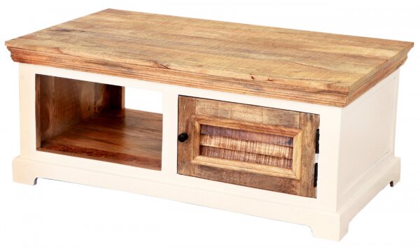 Konferenčný stolík Agni 110x45x60 indický masív mango