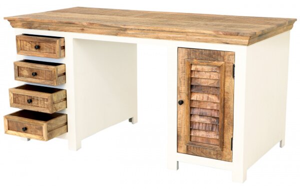 Písací stôl Agni 160x80x76 indický masív mango