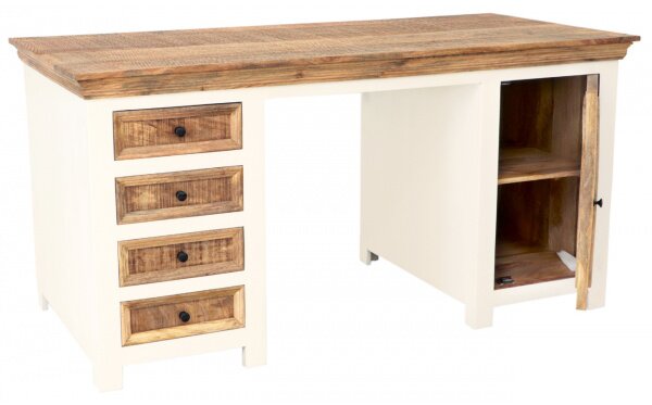 Písací stôl Agni 160x80x76 indický masív mango