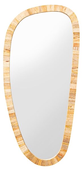 Bora nástenné zrkadlo béžové 43x93 cm