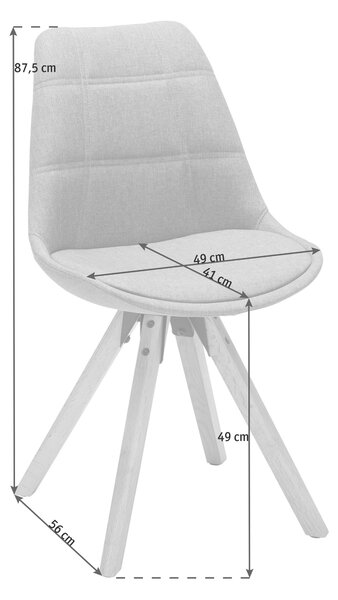 STOLIČKA, 49/87,5/56 cm Carryhome - Stoličky