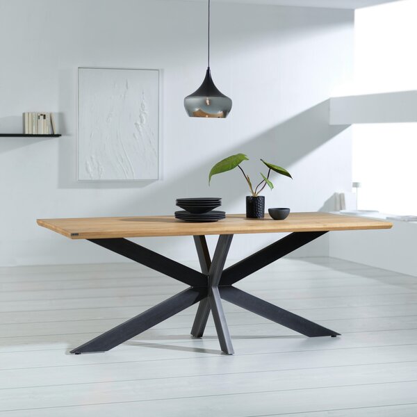 JEDÁLENSKÝ STÔL, divoký dub, farba duba, 200/100/77 cm Linea Natura - Stoly