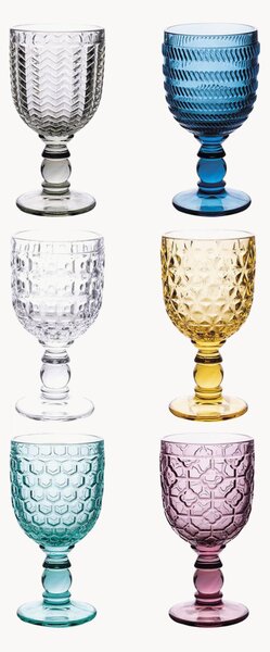 Poháre na víno Goblet, 6 ks