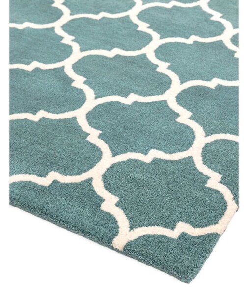 Modrý ručne tkaný vlnený koberec 120x170 cm Albany – Asiatic Carpets