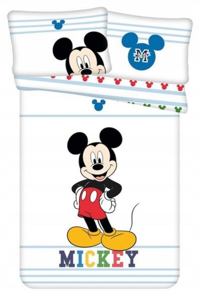 DISNEY Baby Mickey Colors - detské obliečky 100x135 cm + 40x60 cm Obsah balenia: Detský rozmer 1x 100x135 + 1x 40x60
