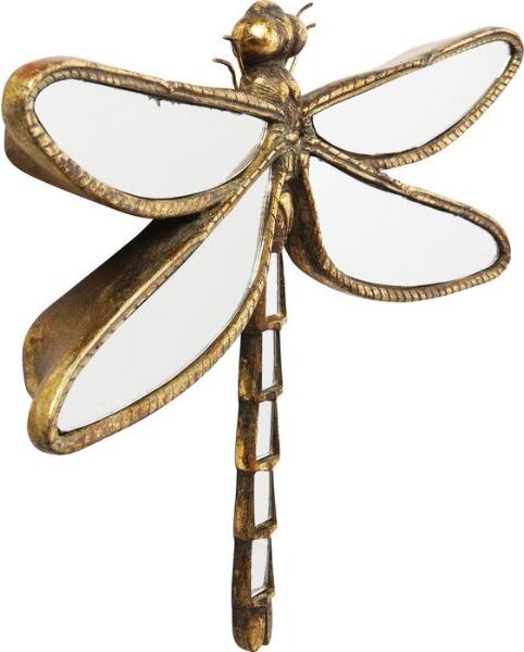 Dragonfly nástenná dekorácia 27x35 cm zlatá