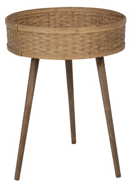 Odkladací stolík s bambusovou výplňou - 46 * 62 cm