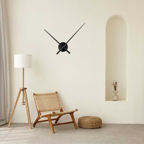 Moderné dizajnové nástenné hodiny | SENTOP CLOCK-HANDS-LARGE-METAL