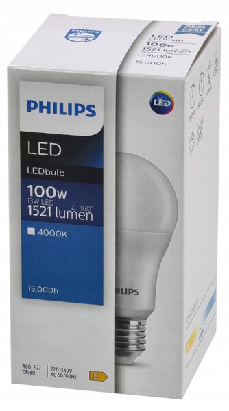 SADA 6 LED žiaroviek E27 A60 13W 1521lm LED žiarovka 4000K