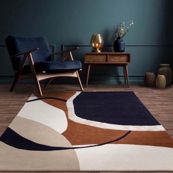 Ručne tkaný vlnený koberec v tehlovej farbe 120x170 cm Matrix – Asiatic Carpets