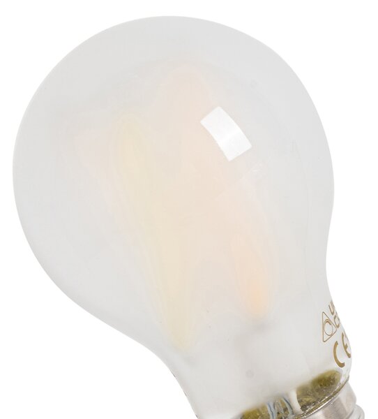 Sada 5 ks Inteligentné stmievateľné LED žiarovky E27 A60 matné 7W 806lm 2700-6500K