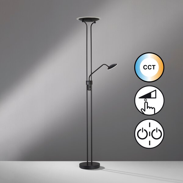 STOJACIA LED LAMPA, 35/180 cm Fischer & Honsel - Online Only bytové doplnky, Online Only