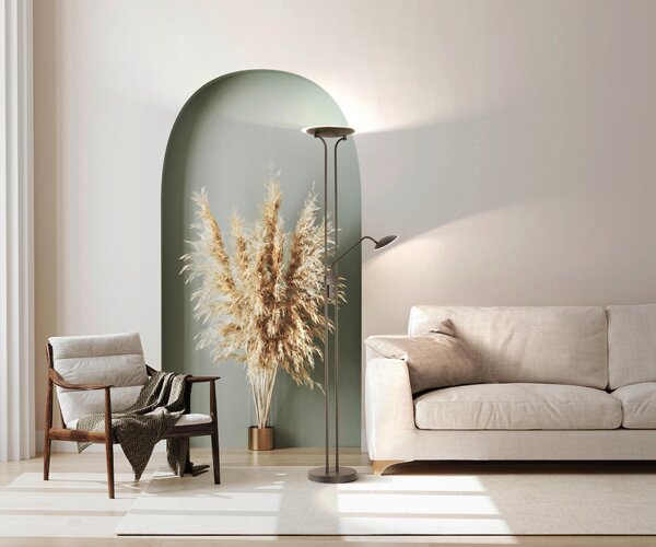 STOJACIA LED LAMPA, 35/180 cm Fischer & Honsel - Online Only bytové doplnky, Online Only