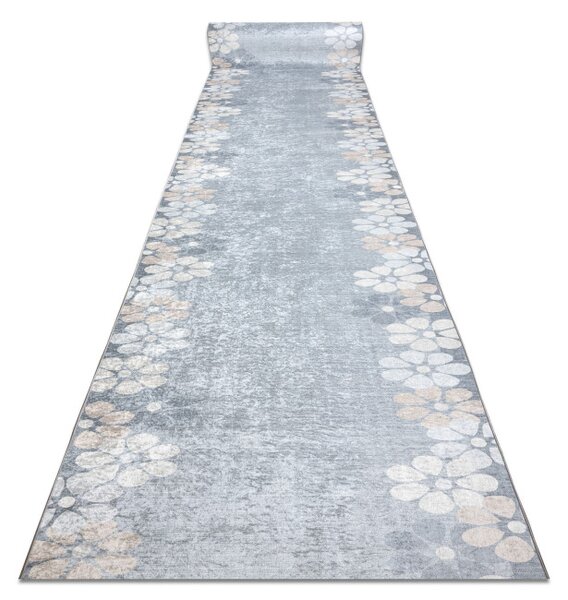 Protišmykový behúň LOTUS CLOVER 60960 sivý