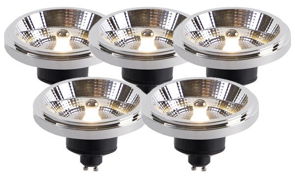 Sada 5 LED žiaroviek AR111 GU10 11W 2000K-3000K Stmievateľné do teplej