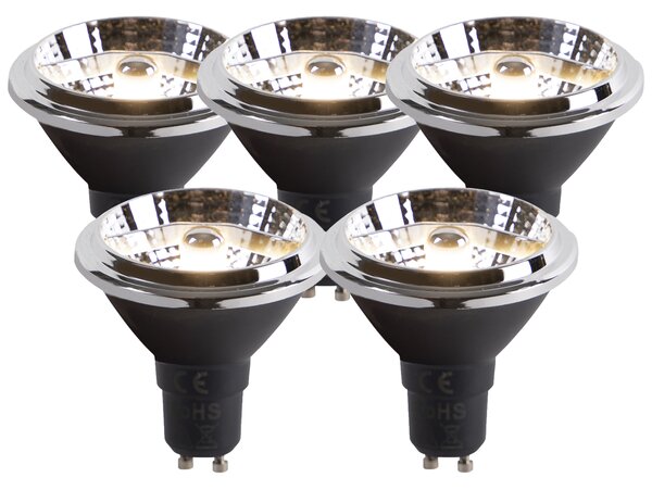 Sada 5 LED žiaroviek GU10 AR70 6W 380lm 3000K
