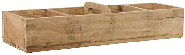 Drevený box s uchom Unique 60 cm – 4 priehradky