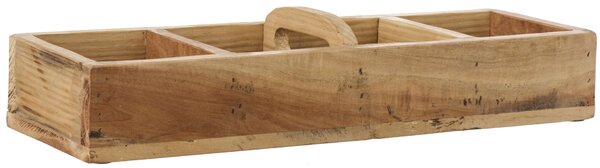 Drevený box s uchom Unique 46 cm – 4 priehradky