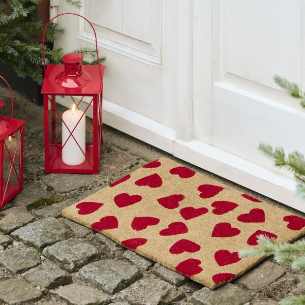 Rohožka Red Hearts