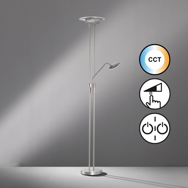 STOJACIA LED LAMPA, 35/180 cm Fischer & Honsel - Online Only bytové doplnky, Online Only