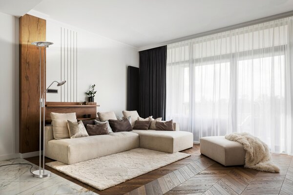 STOJACIA LED LAMPA, 35/180 cm Fischer & Honsel - Online Only bytové doplnky, Online Only