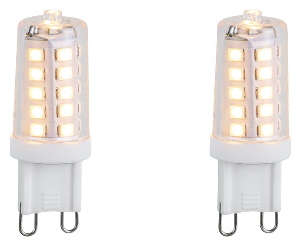 Sada 2 stmievateľných LED žiaroviek G9 3,2 W 250 lm 2200 K