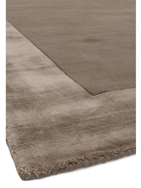 Hnedý ručne tkaný koberec s prímesou vlny 200x290 cm Ascot – Asiatic Carpets