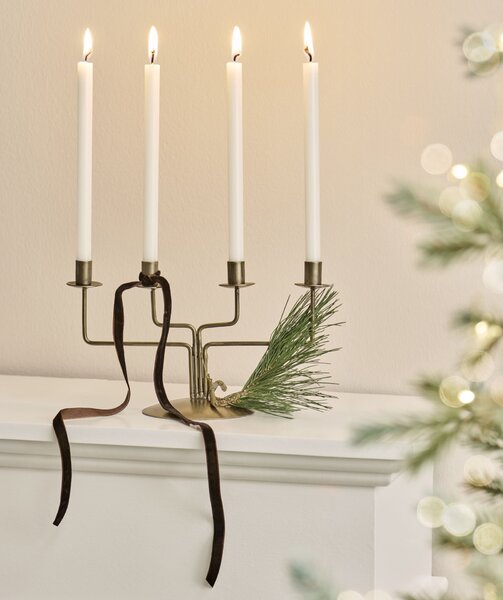 Adventný svietnik na úzké sviečky Stylish Christmas